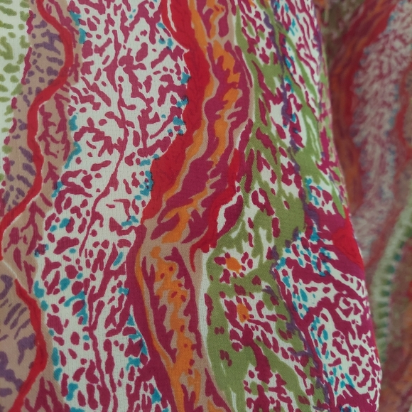 Coldwater Creek Colorful Palazzo Pants - Picture 2 of 6